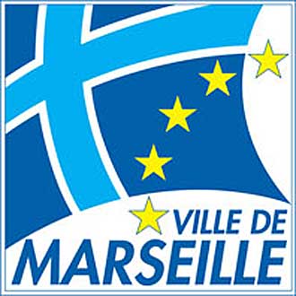 Drapeau, armoiries, logo, identité de Marseille